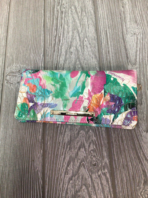 Brahmin 3 pc set Daylily Satchel Wristlet Wallet